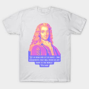 Voltaire Portrait And Quote T-Shirt